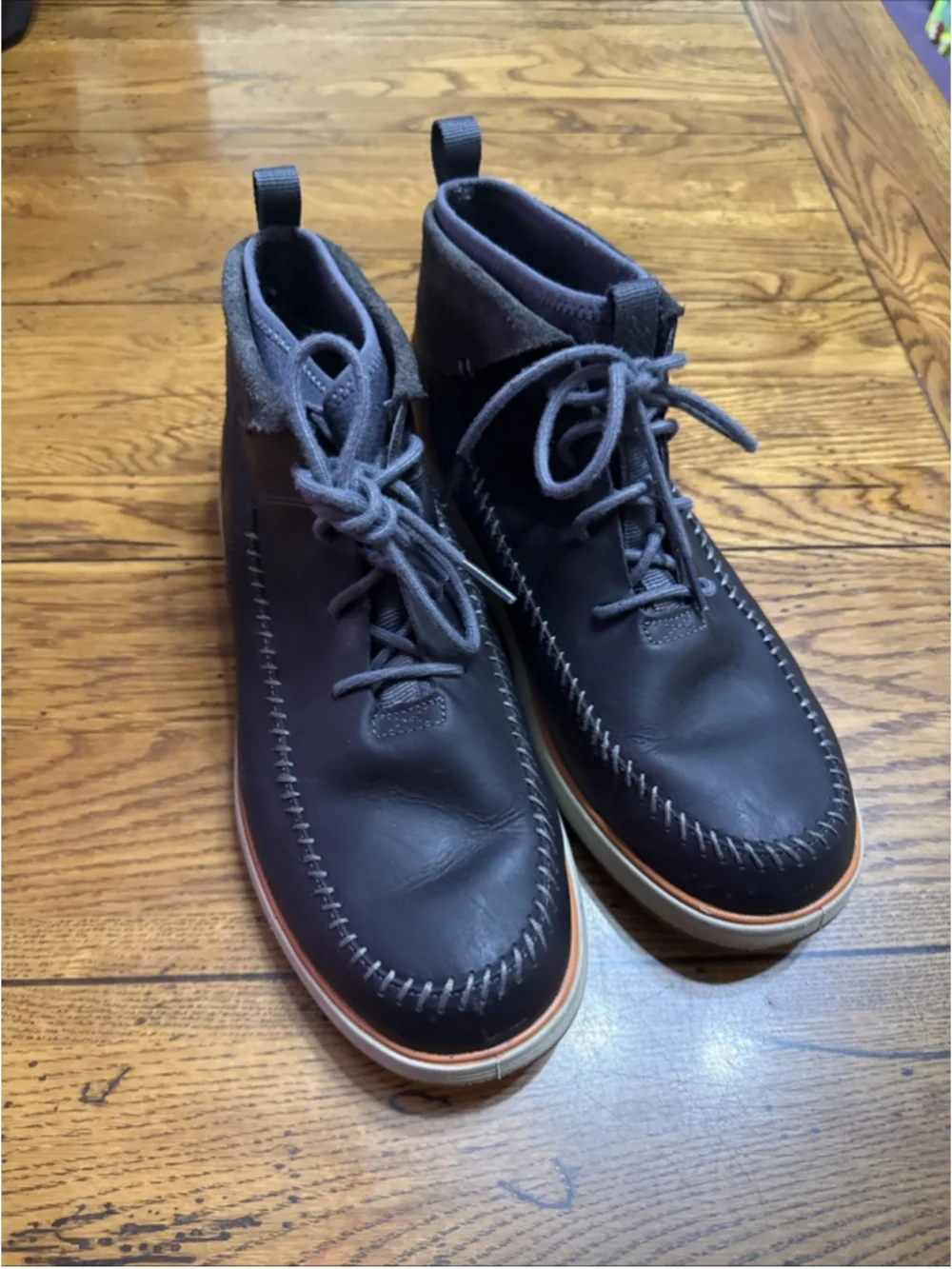 Chaco Dixon Mid Leather Chukka Boots Denim Blue Mens 11.5